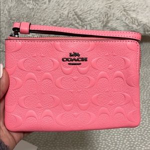 Pink coach wallet